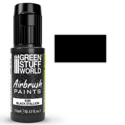 Airbrush Paint Black Stallion